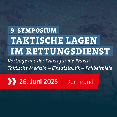 Tickets kaufen für 9. Symposium Taktische Lagen im Rettungsdienst 2025 am 26.06.2025