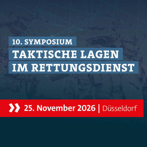 Tickets kaufen für 10. Symposium Taktische Lagen im Rettungsdienst am 25.11.2026