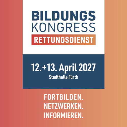 Tickets kaufen für 3. Bildungskongress Rettungsdienst am 12.04.2027